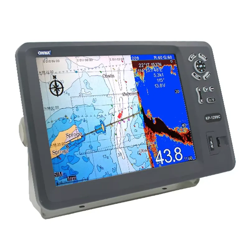Fishing Boat Gps - GPS Chart Plotter, 12-calowy morski echosonda,